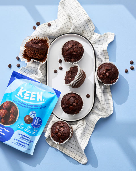 KEEN Chocolate Banana Muffins