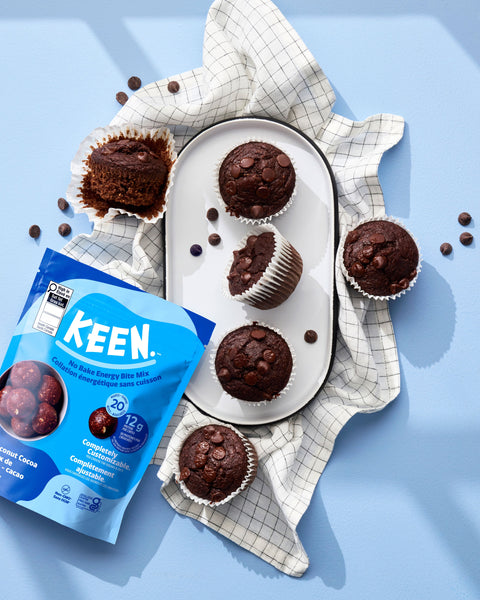 KEEN Chocolate Banana Muffins